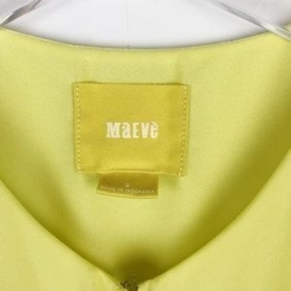 Anthropologie‎ Maeve Neon Sleeveless Tank Top Style Blouse Size 2 - Picture 5 of 7